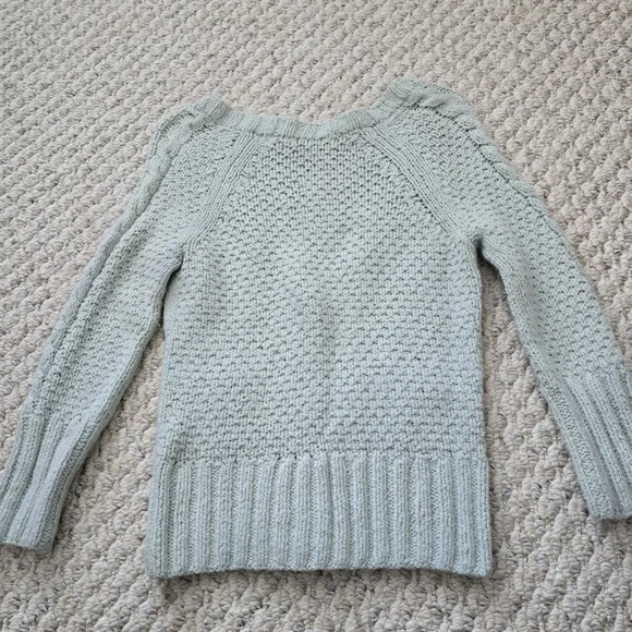 Banana Republic Cable Knit Cardigan Sweater XS Rabbit Hair - Picture 8 of 8